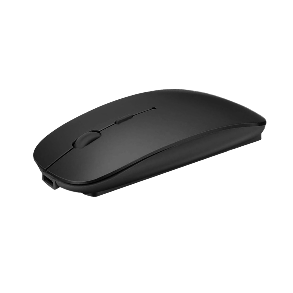 Mouse inalámbrico recargable para Macbook iPad Negro