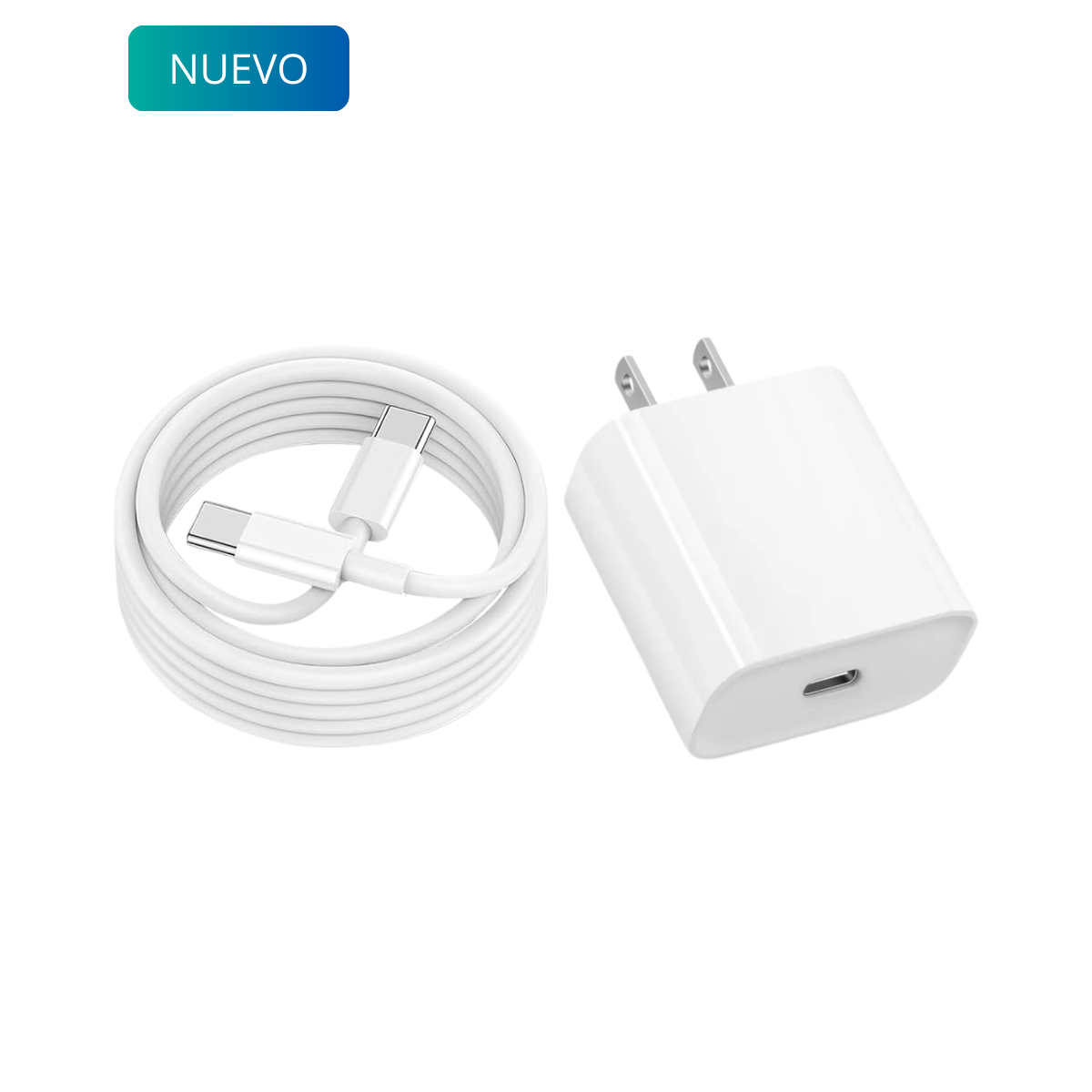 Cargador USB-C Carga Rápida 20W