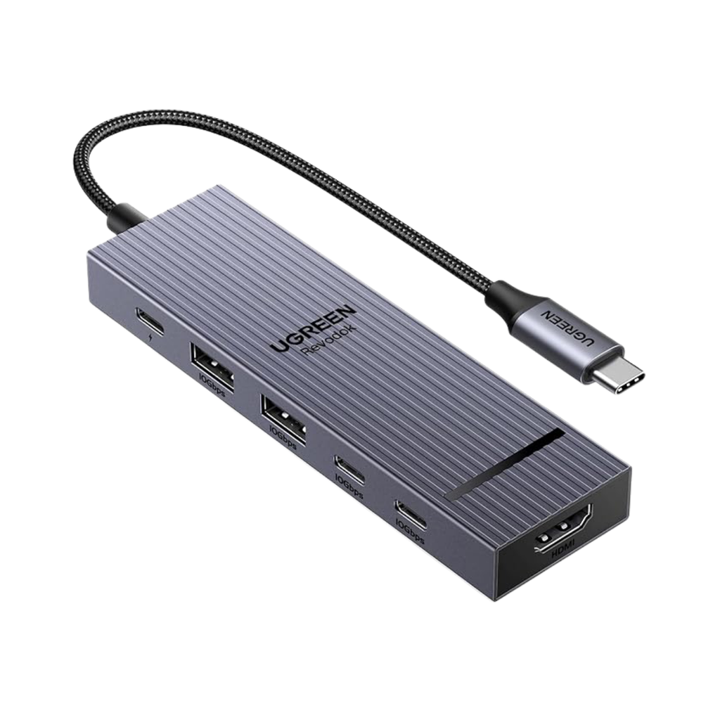 Hub USB-C (6 en 1) 4K a 60 Hz para Macbook iPad