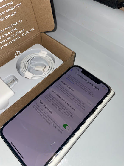 iPhone 12 Pro Silver 128GB - Condición batería: 84%