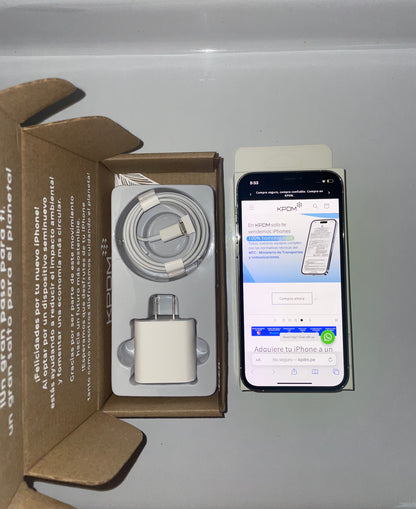 iPhone 12 Pro Silver 128GB - Condición batería: 84%