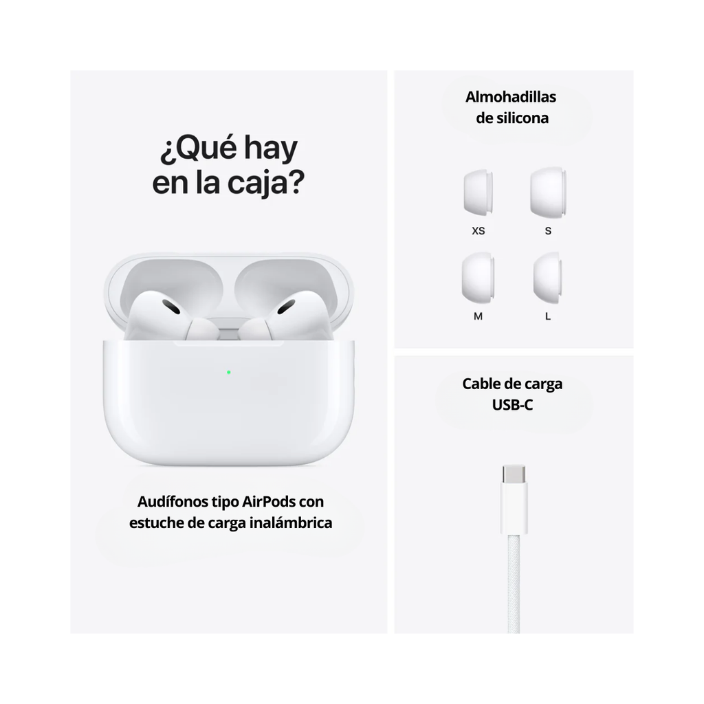 Audífonos Inalámbrico con cancelación de ruido Estilo AirPods Pro 2