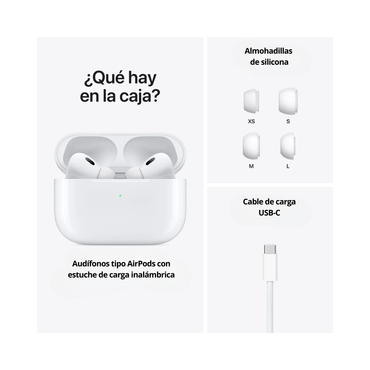 Audífonos Inalámbrico con cancelación de ruido Estilo AirPods Pro 2