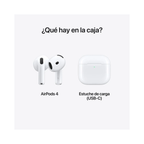 Audífonos Inalámbrico con cancelación de ruido Estilo AirPods 4