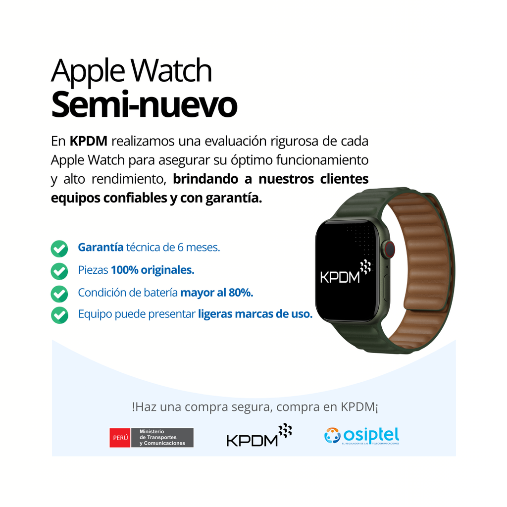 Watch Series 8 Aluminio 32GB Medianoche