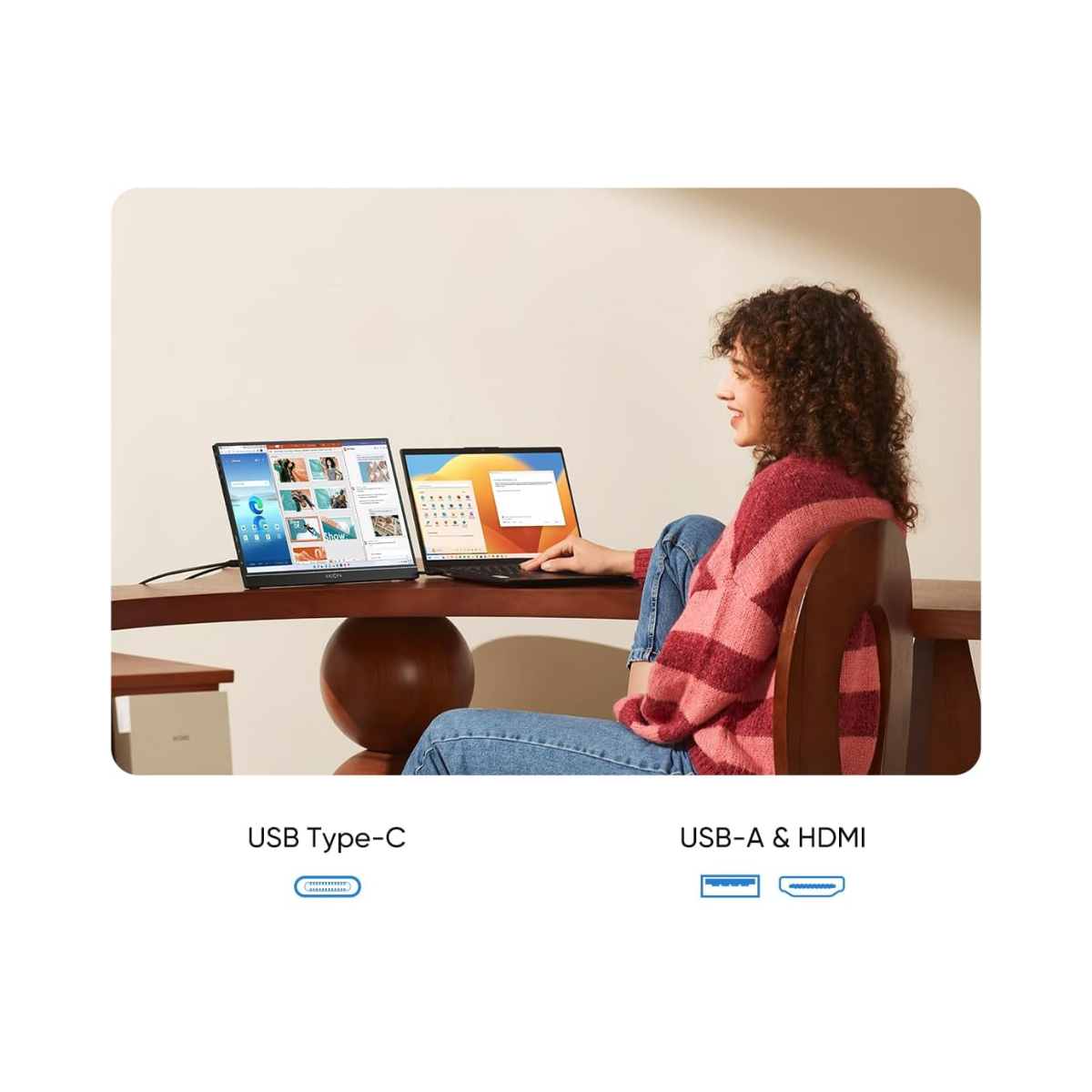 Pantalla portátil Arzopa A1S FHD 1080P 14 pulgadas