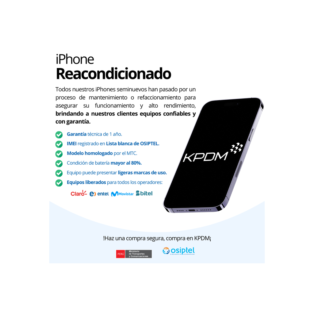 iPhone 12 Blanco