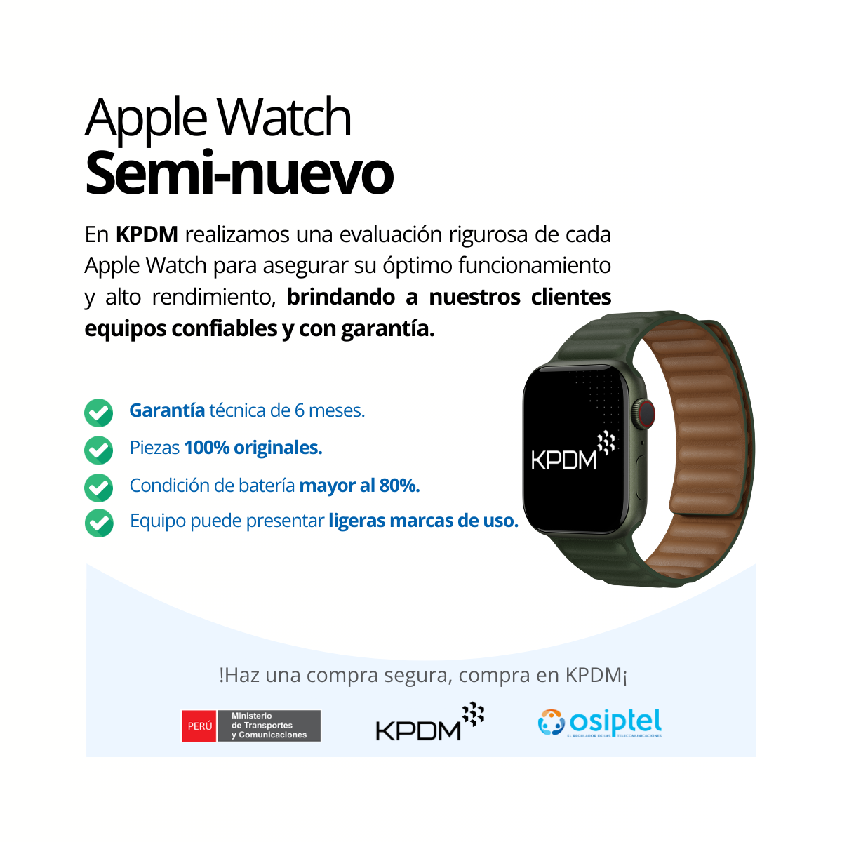 Watch SE 2da Generación Aluminio 32GB Plateado