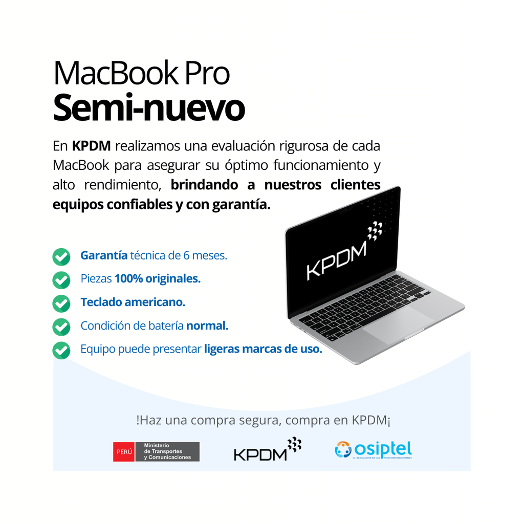 MacBook Pro 2019 13.3" Touch Bar Gris Espacial